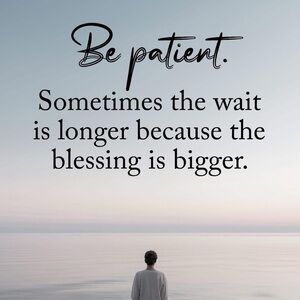 Inspirational Wall Art with Quote - Black Text